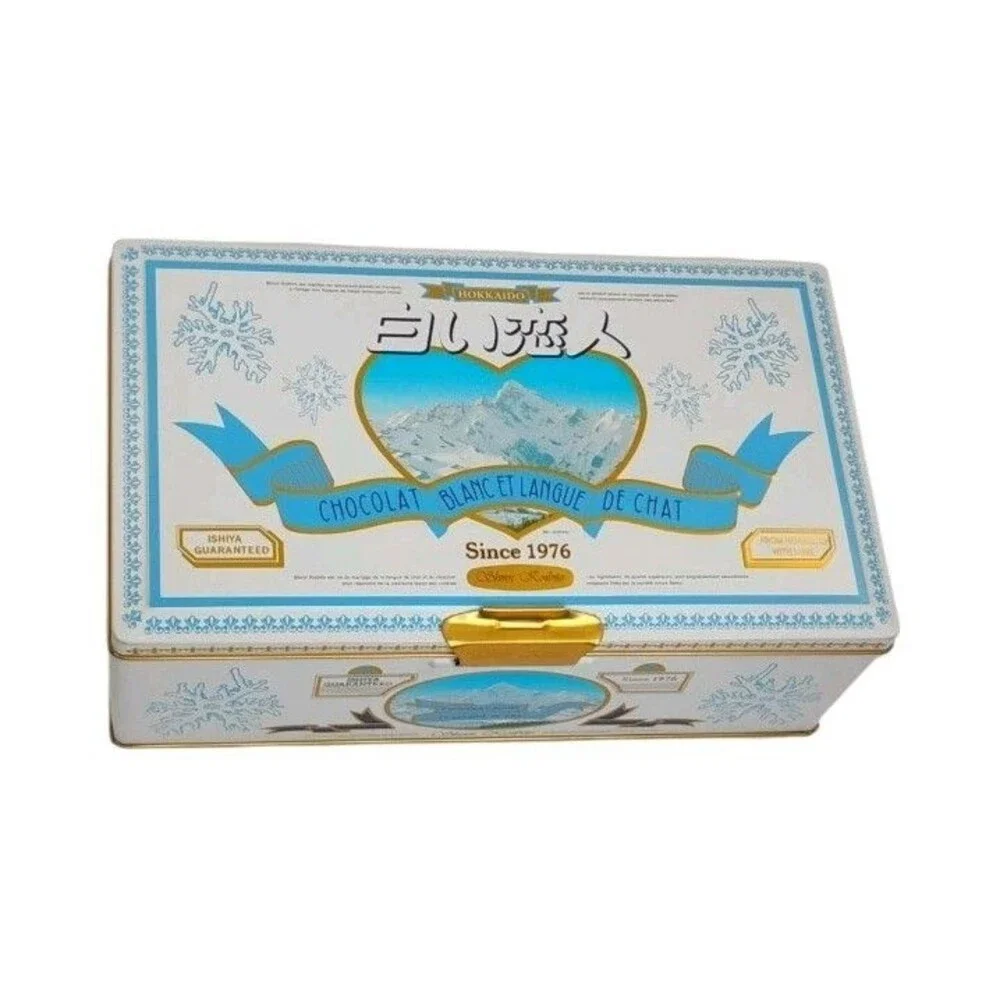 Shiroi Koibito Sakura Japan Cookie Tin Empty Souvenir Box No Cookies
